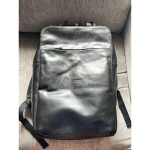 Andar The Manhattan Leather Backpack Jet Black UFC 30th Anniversary Limited New